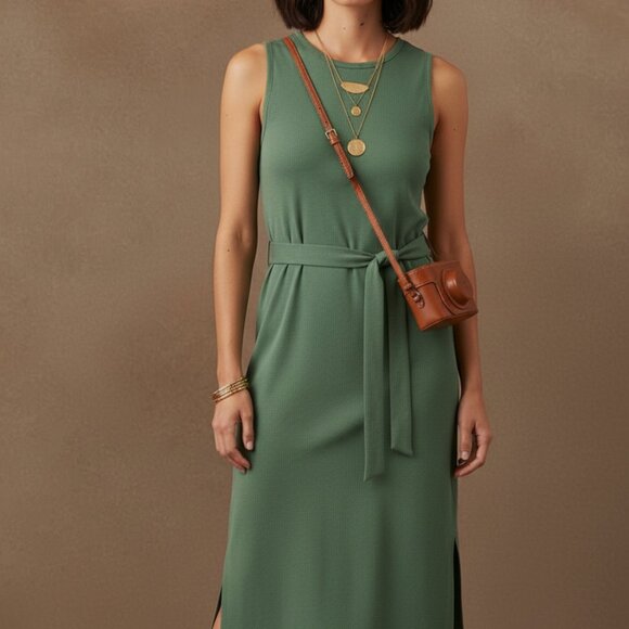 Banana Republic Dresses & Skirts - NEW, Banana Republic Army Green Knit tank Dress